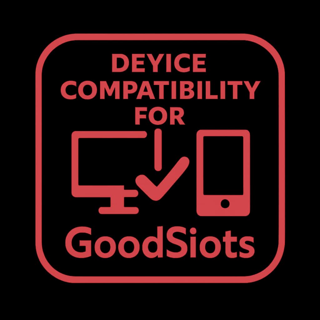 Badge representing device compatibility for GoodSlots.