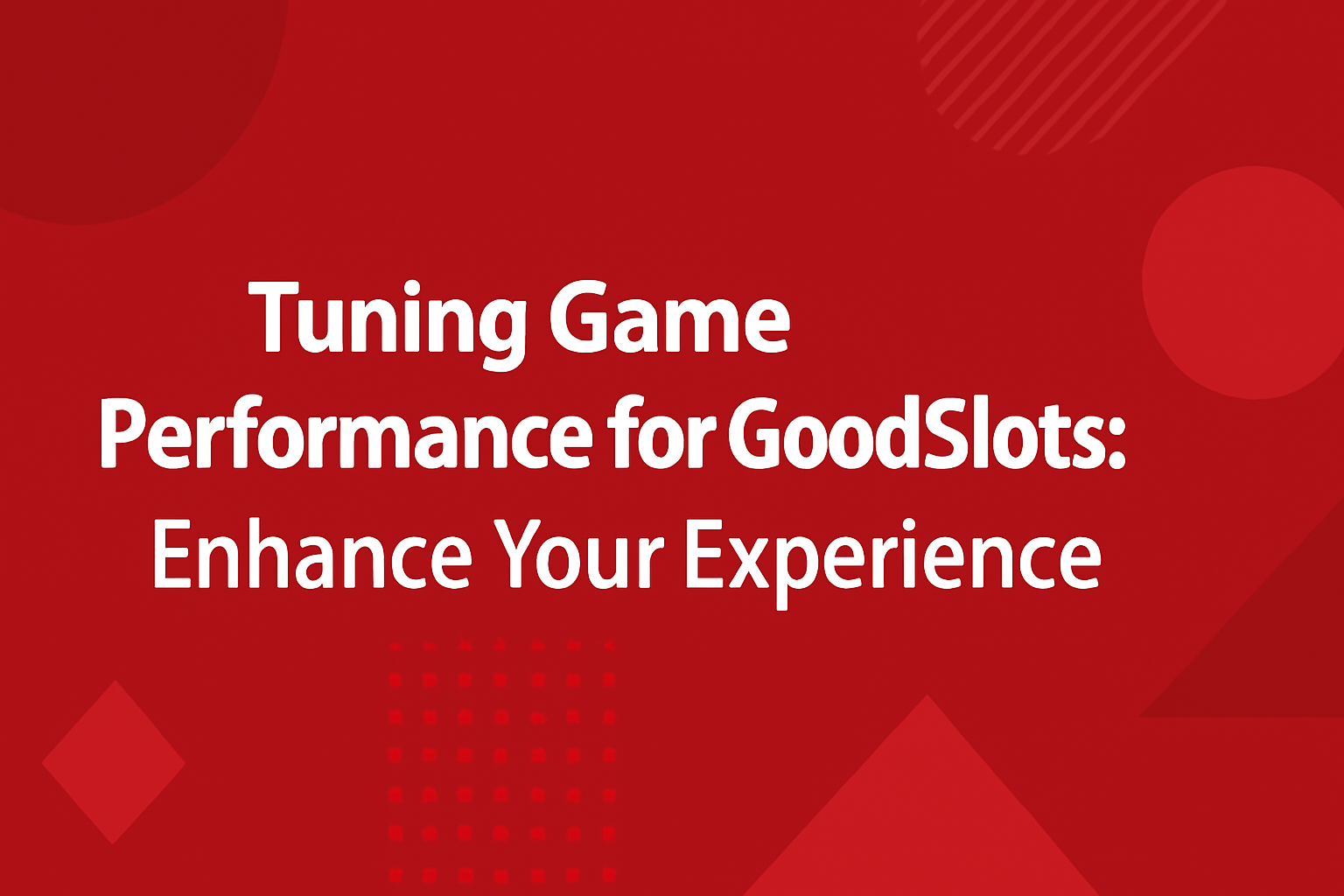 Informational scene about System Requirements for GoodSlots.