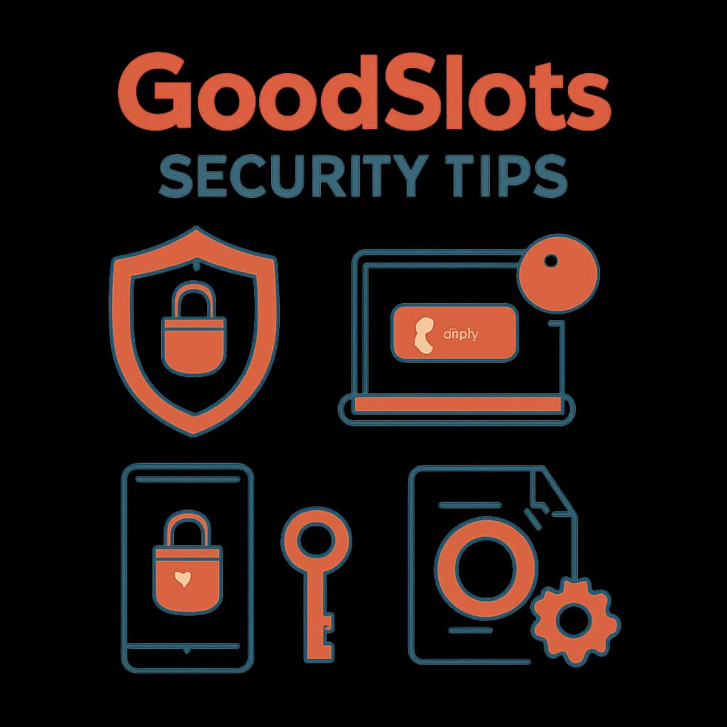 Illustration detailing GoodSlots security practices.