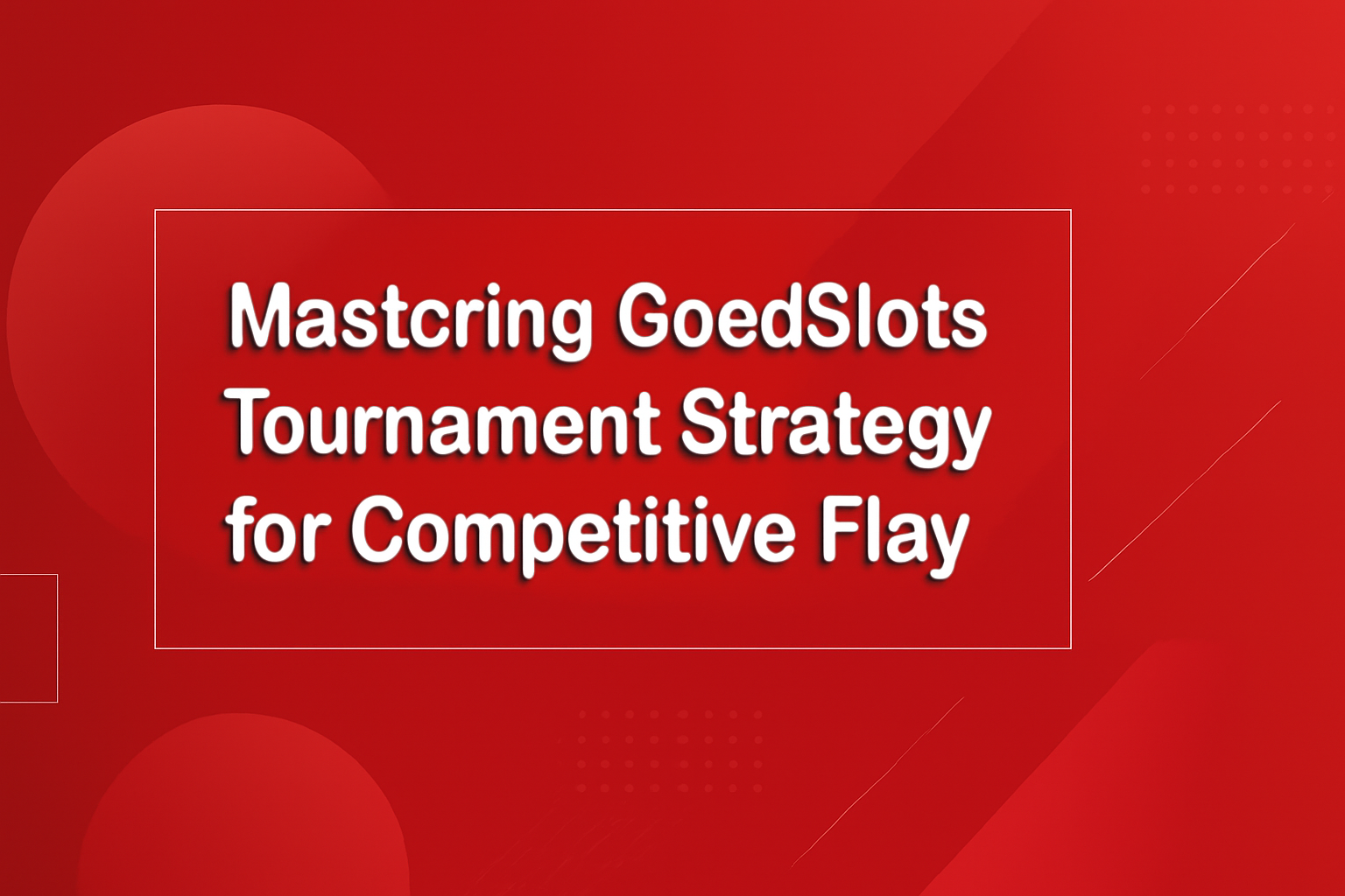 Informative scene illustrating GoodSlots update issues with clear text.