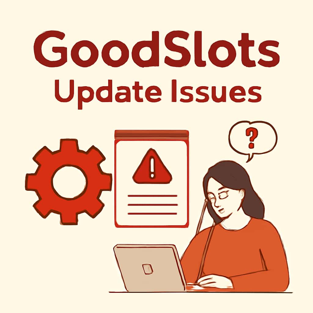 Diagram detailing GoodSlots update issues.