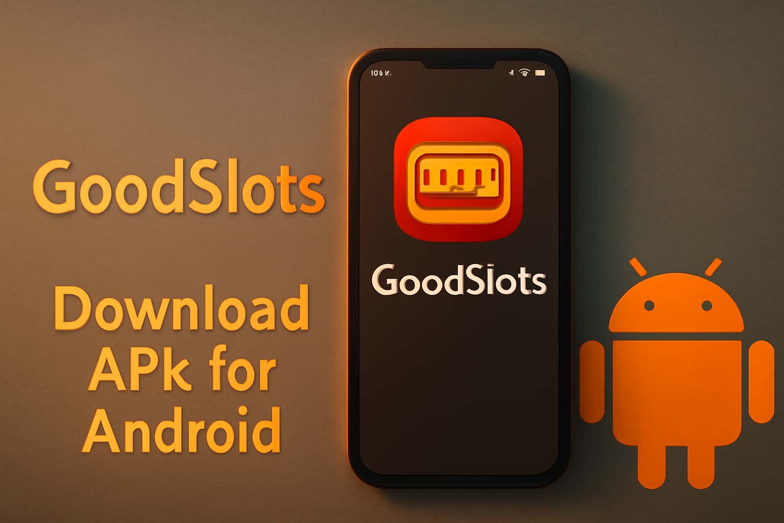 Visual representation of downloading GoodSlots APK for Android
