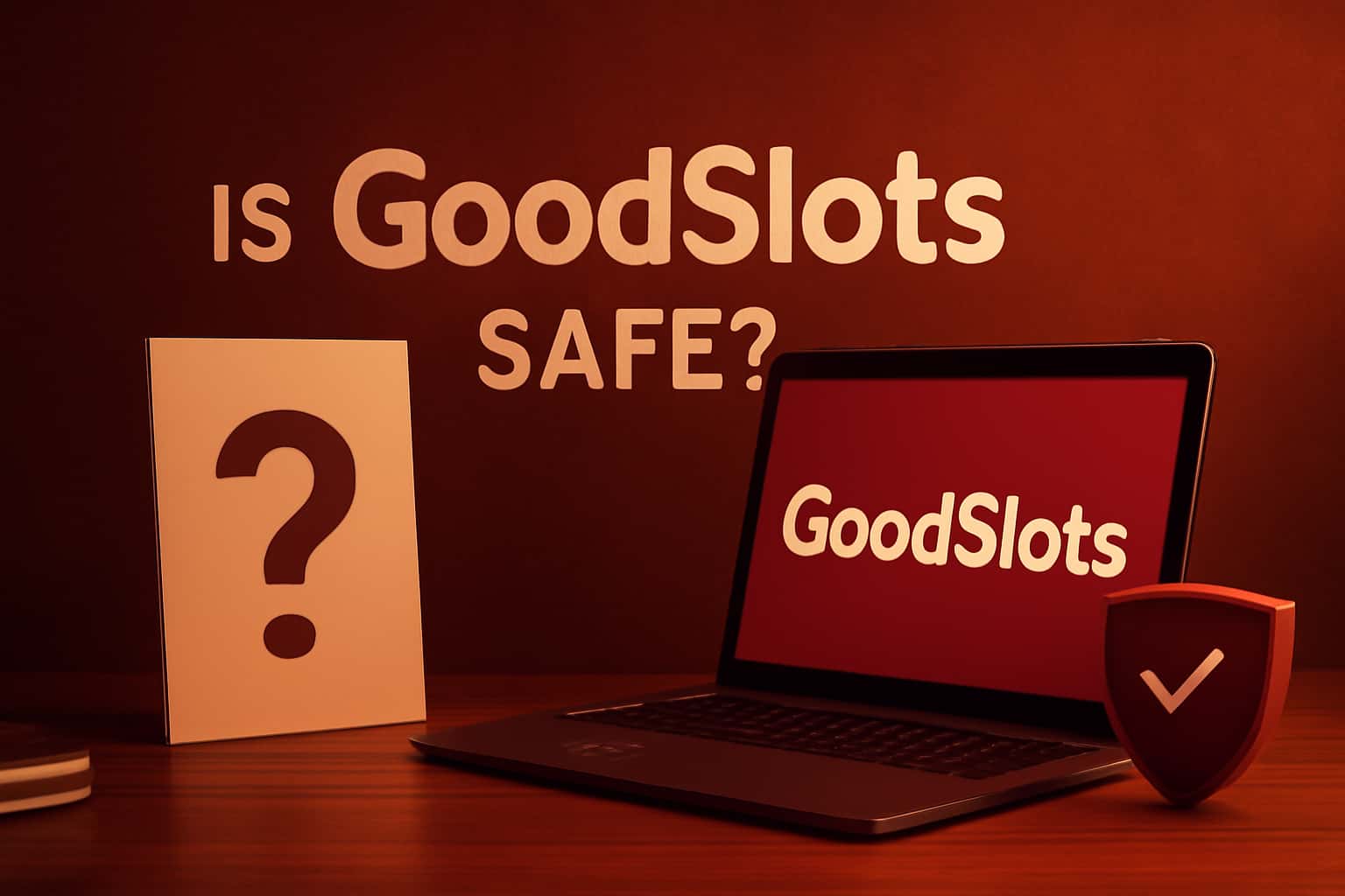 Informational scene on the safety of GoodSlots with a focus on secure installation.