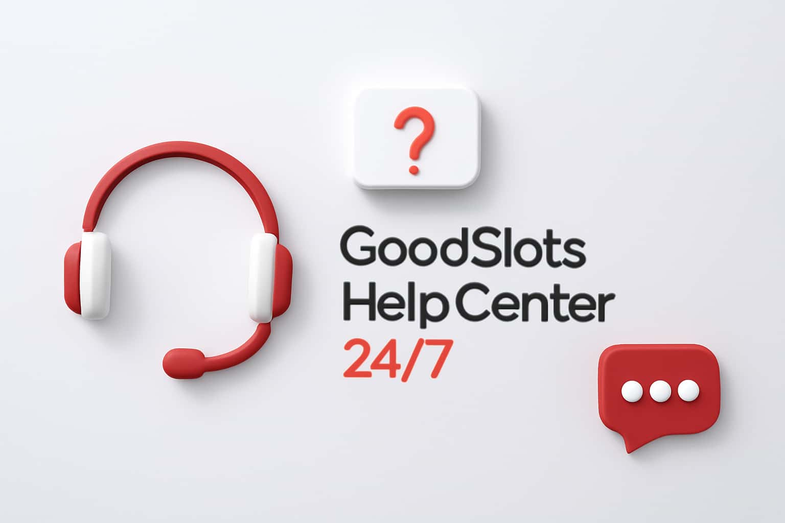 GoodSlots Help Center 24/7 Interface